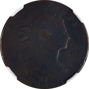 1797 Large Cent Rev of 97 RARE Variety NGC VG Details S-122 R.6- - Picture 1 of 4