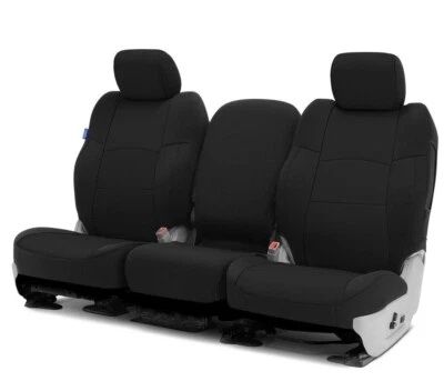 Coverking Black 1st Row Custom Seat Covers For Ram 1500 19-24 CR-Grade Neoprene - Изображение 1 из 4