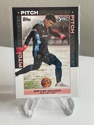 David Ochoa PITCH PRODIGIES 2021 Topps MLS Major League Soccer 196 RSL RC ROOKIE - Image 1 of 2