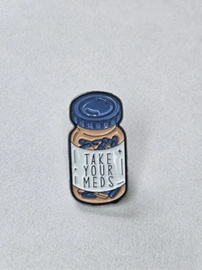 Krankenschwester Arzt Nehmen Sie Ihre Medikamente Pin - Bild 1 von 3