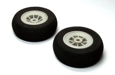 RC Model Airplane 50mm 1.97 in. R/C Hobby Wheels Tires (2pcs) WH758 - Image 1 of 1