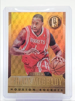 TRACY MCGRADY 2014-15 COHETES DE BALONCESTO ESTÁNDAR DE ORO/285 Q1454 Foto 1 de 2