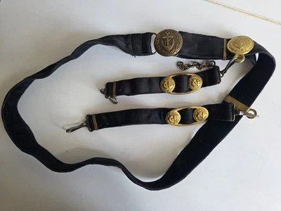 Originale cintura sovietica per uniformi da rappresentanza ufficiali di Marina - Immagine 1 di 4