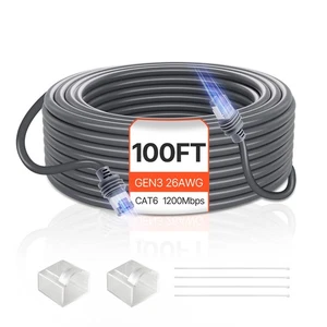 VEVOR Starlink Standardkabel Gen 3 Satelliten-V3-Verlängerungskabel 30,48m 26AWG - Afbeelding 1 van 12