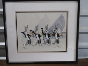 Bugs Bunny "Wrong Number" Virgil Ross Hand Painted Cel LE #470/700 w/COA, 1994 - Picture 1 of 7