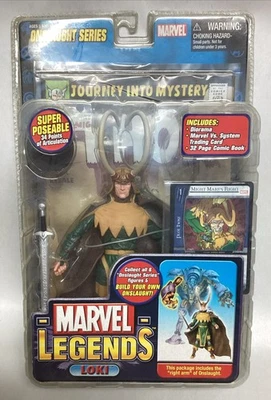 Figura Loki Cuerno Largo Serie 13 Leyendas de Entretenimiento Marvel Onslaught H74* Leer Foto 1 de 4