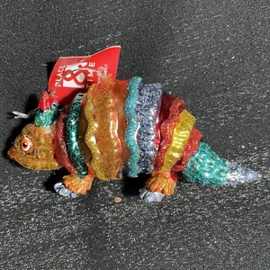 Chameleon Glass Christmas Glitter Ornament Place & Time NEW with Tags - Picture 1 of 8
