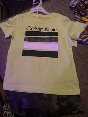 Calvin Klein 2 Pc Short Set Size 4T **New** - Image 1 of 4