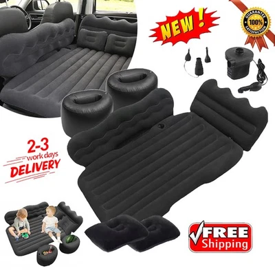 Auto Aufblasbar Luftmatratze Camping Schlaf Luftbett für SUV Reisematratze+Pumpe - Bild 1 von 4