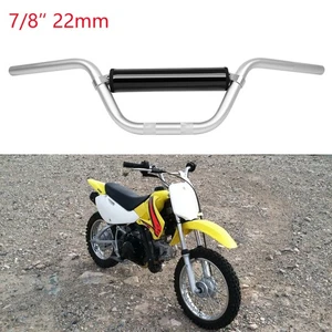 7/8" 22mm Dirt Bike Handlebars Aluminum For Suzuki DRZ110 DRZ125L DRZ250 DRZ50 - Picture 1 of 16