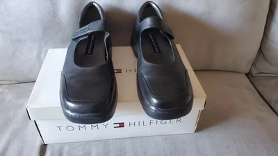 BNIB Tommy Hilfiger Black Leather Mary Jane Flats Women’s US 9.5M - Image 1 of 4