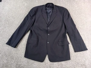 Calvin Klein Herren 48 Sport Mantel dunkelblau Wolle 3 Knöpfe gefüttert - Bild 1 von 15