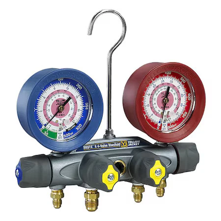 黄色夹克 46000 歧管仪表套装,3 1/8 英寸规格 — 第 1/1 张图片