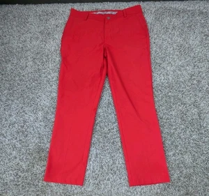 Puma Pantalone Golf Uomo Taglia 32x30 Vestibilità 32x27,5 Rosso Elasticizzato Slim Performance - Foto 1 di 9