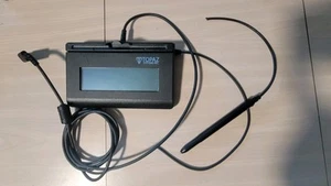 Topaz Signature Pad T-LBK462-BSB-R *For Parts, Bad Screen Stylus Cable Cut - Bild 1 von 3