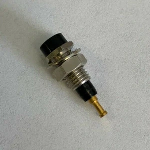 M39024/10-03 Concord Electronics Test Point Jack .080" Threaded Turret Black - Picture 1 of 2