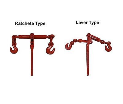 Ratchet And Lever Load Chain Binder For Flatbed Truck Trailer Farm Tie Down • 43.65$