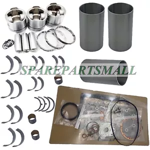 Overhaul Rebuild Kit Liner Piston Bearing Fit For Komatsu 3D84-2 Excavator - Foto 1 di 4