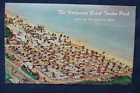 1960S Florida Hollywood Beach Trailer Park Birdseye View Postcard