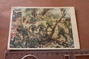 alte Künstlerkarte - Stürmende Infanterie  - Picture 1 of 2