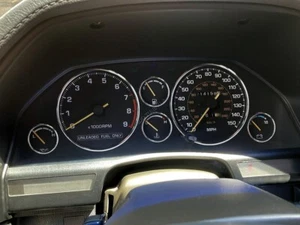 Convient pour : Toyota Celica T160 85-90 anneaux de compteur en aluminium poli anneaux de compteur x6 - Photo 1/5