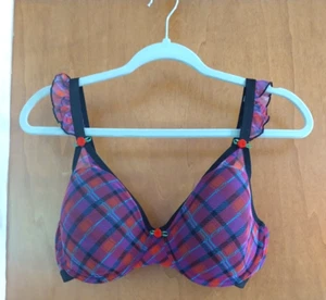 Sujetador Demi Parade con estampado de malla con aros, talla XL - Imagen 1 de 7