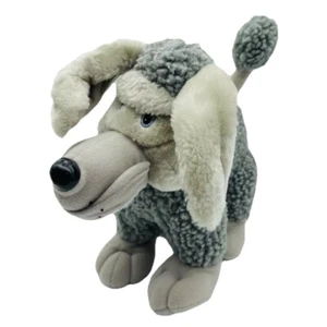 POOCH PATROL TONKA 1990 PLUSH STUFFED GUARD DOG POODLE GRAY 11" - Picture 1 of 10