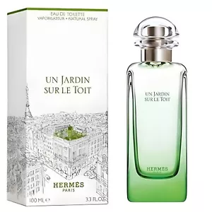 HERMES UN JARDIN SUR LE TOIT 100ml EDT Eau de Toilette Spray Damen NEU OVP - Bild 1 von 2
