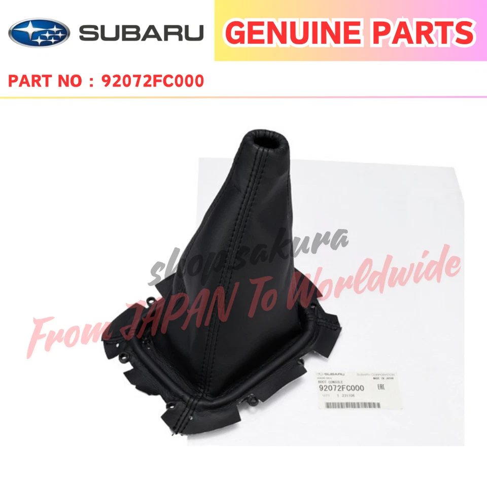 Subaru Impreza WRX GC8 Forester Shift Boot 92072FC000 OEM Genuine JDM - Image 1 of 1