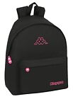 School Bag Kappa Black And Pink Black (33 X 42 X 15 Cm) NEW