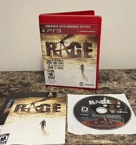 Rage Greatest Hits (Sony PlayStation 3, PS3, 2011) CIB W/ Manuals - Tested - Picture 1 of 6