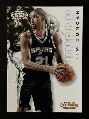 2012-13 Panini Contenders Tim Duncan Card! Hall of Famer! Pack Fresh 🔥🔥🔥 - Image 1 of 2