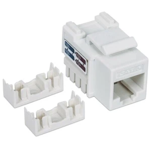 Frutto Keystone RJ45 Cat.6 UTP non schermato Bianco - Foto 1 di 1