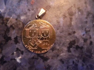 belle medaille des amoureux de peynet en plaqué or... - Bild 1 von 1