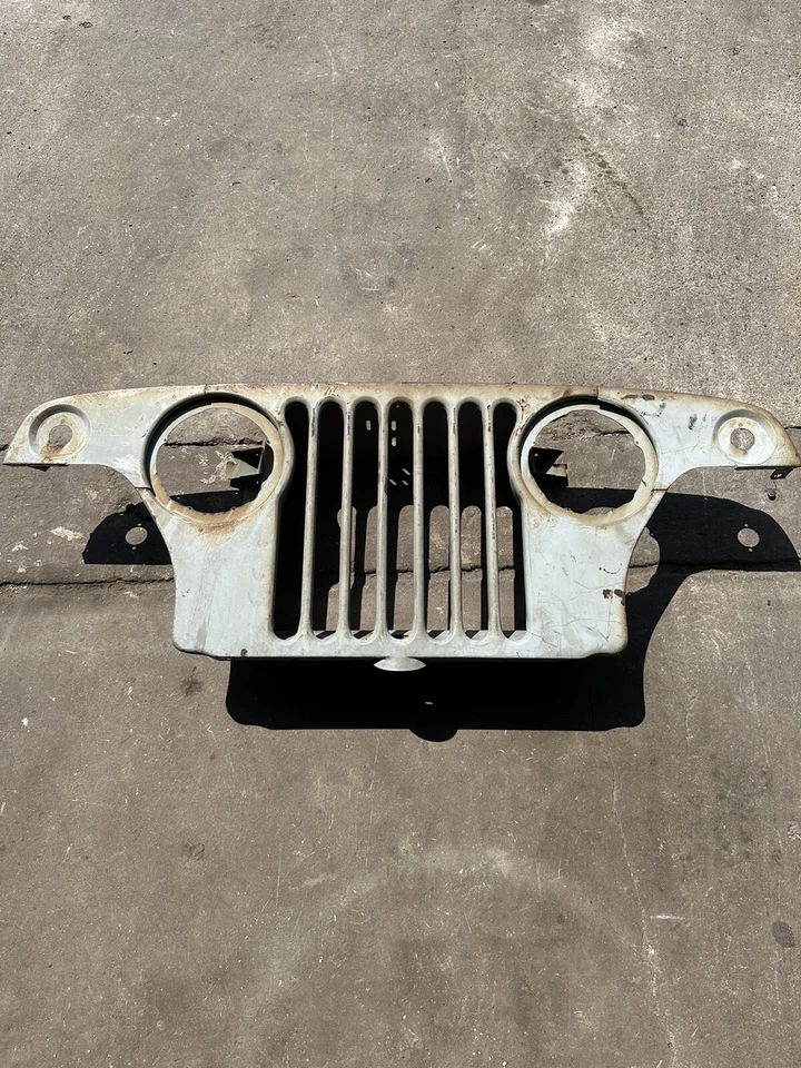 Panel de cabezal completo de parrilla delantera para camioneta Jeep Jeepster Commando 66-71 OEM Foto 1 de 4
