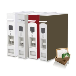 Samick Rice Dispenser Storage 10kg [22lbs] Slim Wheel Auto Measuring Container - Picture 1 of 8