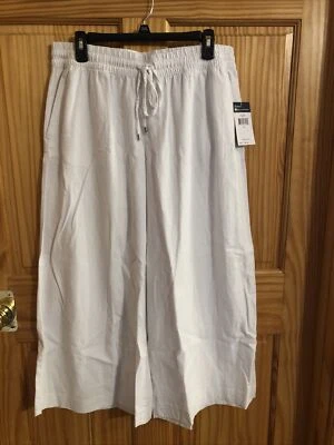 Pantalones Chaps pequeños elásticos blancos al por menor $60 (negro-8-74) Foto 1 de 4