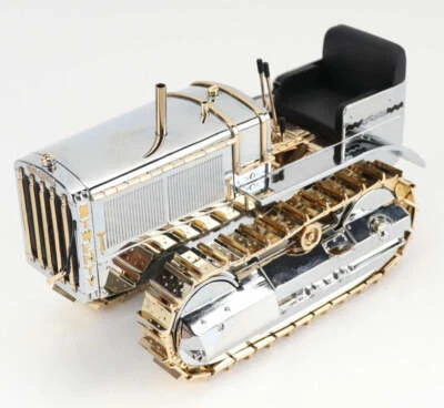 1:16 CAT Twenty Tractor 100th Anniversary - Chrome/Gold -- Diecast Masters 85760 - Image 1 of 4