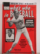 1990 Who's Who in Baseball Robin Yount Kevin Mitchell Oakland A's