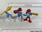 Smurfs Figures McDonald's Happy Meal Toys Lot Of 3 Papa, Clumsy & Hefty
