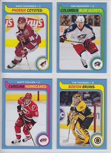 2008-09 O-PEE-CHEE RETRO 79-80 PARALLEL OPC HOCKEY BLUE BACK #51-150 U PICK