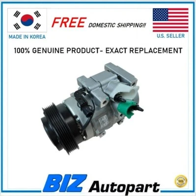 GENUINE A/C COMPRESSOR W/ CLUTCH FITS 2006-2009 KIA SEDONA ENTOURAGE 97701-4D901 - Изображение 1 из 4