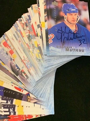 1995-96  Be A Player Upper Deck Autographs Pick Your Card - Image 1 of 4