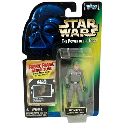 Star Wars Poder de la Fuerza Capitán Piett 3.75" Figura Freeze Frame 1997 Kenner Foto 1 de 4