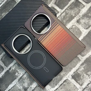 Bulletproof Genuine Carbon Fiber Cover Slim Case Magnetic Cover for OPPO Find N5 - Picture 1 of 39