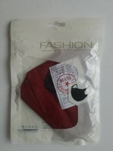 Fashion Mask Red Fabric Face Masks Adult Unisex - Picture 1 of 4