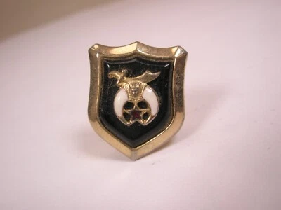Gemelos Shriners Black Mason ÚNICO Vintage reemplazo perdido/roto zc18 Foto 1 de 4