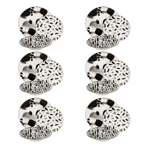 Servizio 18 piatti porcellana Urban nero nero - Foto 1 di 4