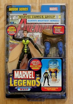ToyBiz Marvel Legends Modok BAF WASP (Yellow) 6" Action Figure 2006 Avengers - Image 1 of 4