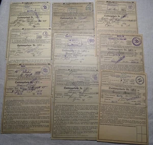 13x - Tarjeta de seguro Imperio alemán 1926-1941 - Seguro de invalidez - D2 - Imagen 1 de 3